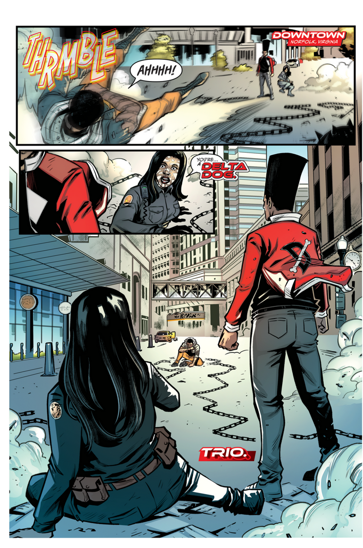 Delta Dogs Issue 15 PHYSICAL Millennial Comics